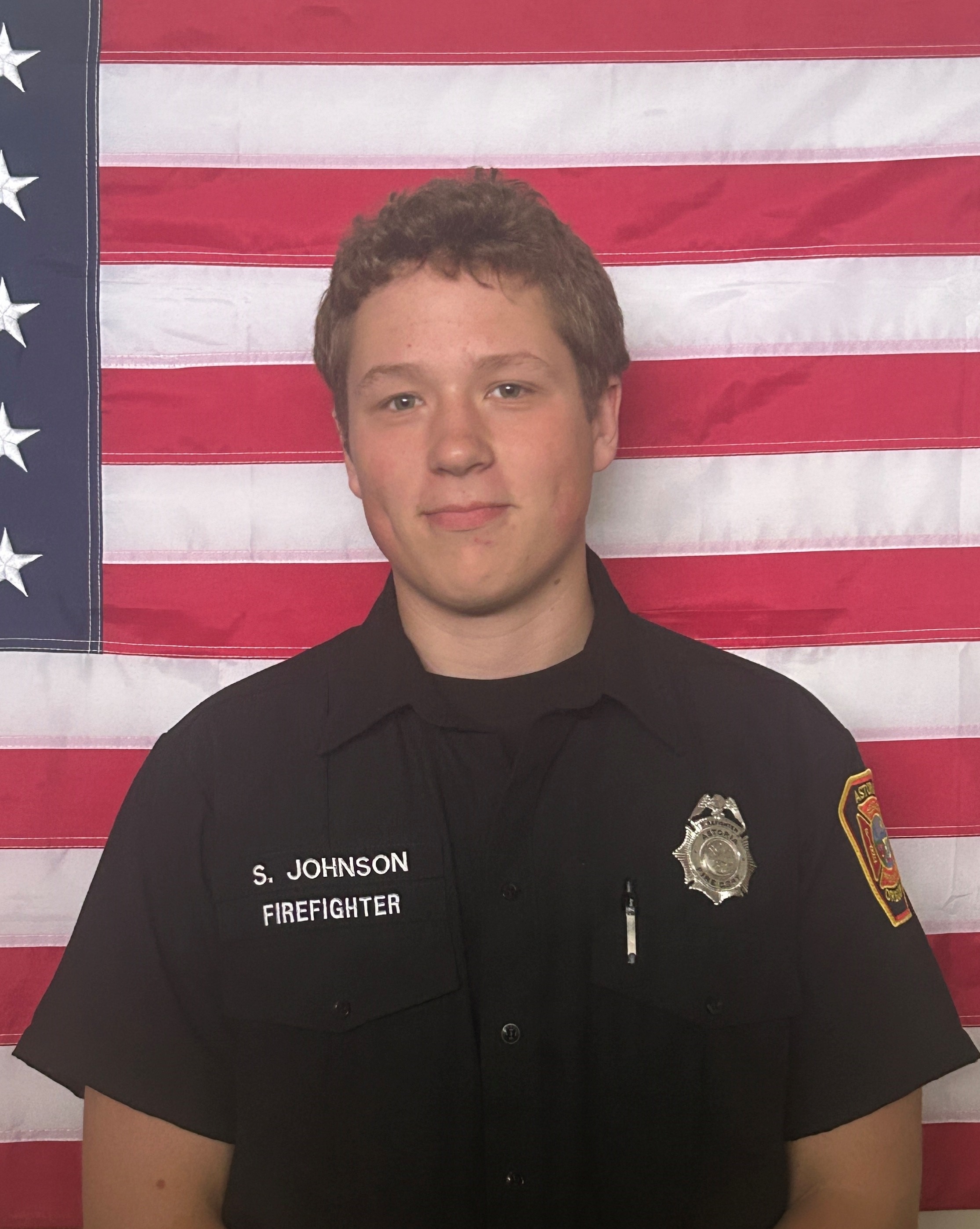 Intern Steven Johnson uniform